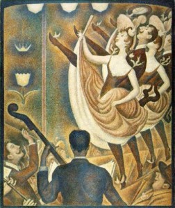 "Le Chahut", 1889-90, by George Seurat