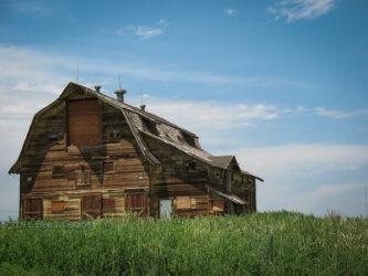 Old barn in Lafayette that has since been gentrified © 2009 L. Eilee S. George
