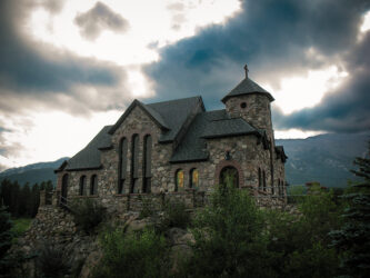 Chapel on the Rock aka St. Catherine of Siena in Allenspark CO © 2010 L. Eilee S. George