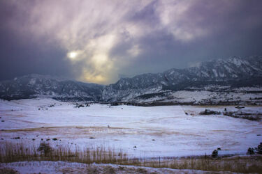 Cold mountain sunset © 2022 L. Eilee S. George