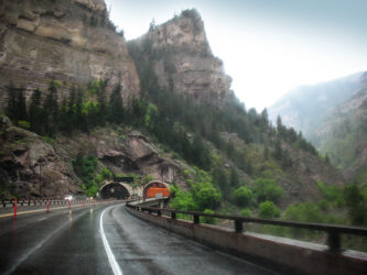 Another 1 of a series of tunnels on the way across the Divide © 2012 L. Eilee S. George