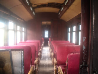 Retired train car in Idaho Springs CO © 2016 L. Eilee S. George