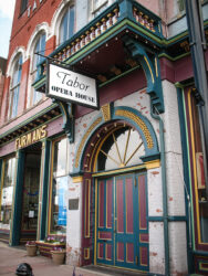 Door to Tabor Opera House in Leadville CO © 2017 L. Eilee S. George