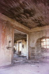 Wonderful lines in this abandoned house's interior © 2022 L. Eilee S. George