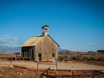 Meetin House because it could be a school or church or both; that remote likely both, in western Colorado © 2012 L. Eilee S. George