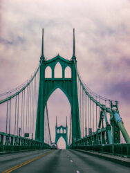 Bridge over Columbia River between Oregon and Washington © 2008 L. Eilee S. George, edits also