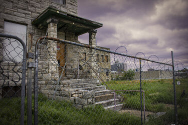 Abandoned Wheatley-Provident Hospital in Kansas City MO © 2022 L. Eilee S. George