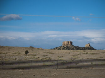 Rock outcropping south of Walsenberg CO © 2013 L. Eilee S. George